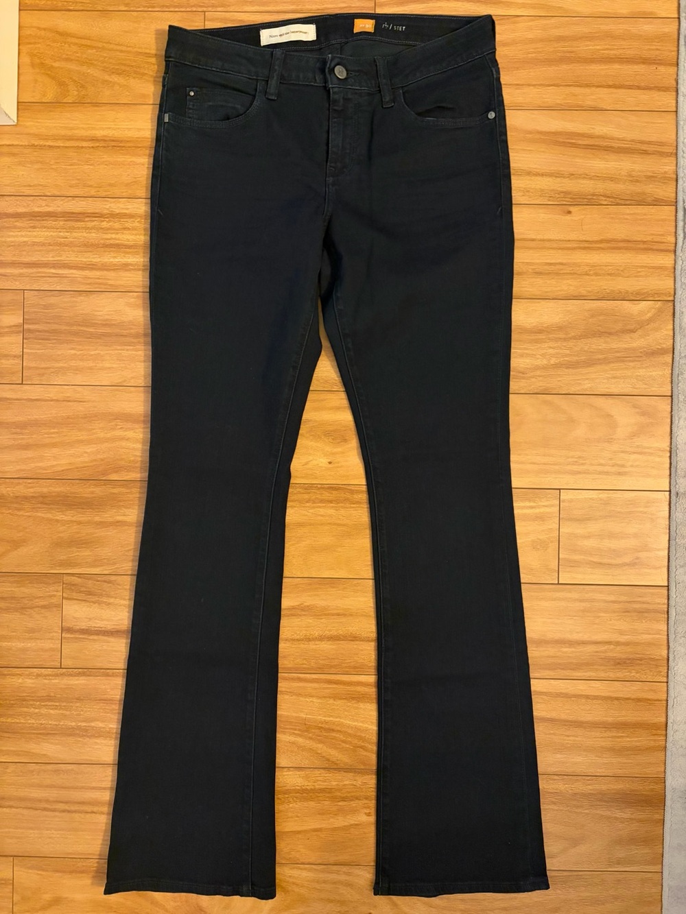 Pilcro and the Letterpress Women’s Black Flare Jeans